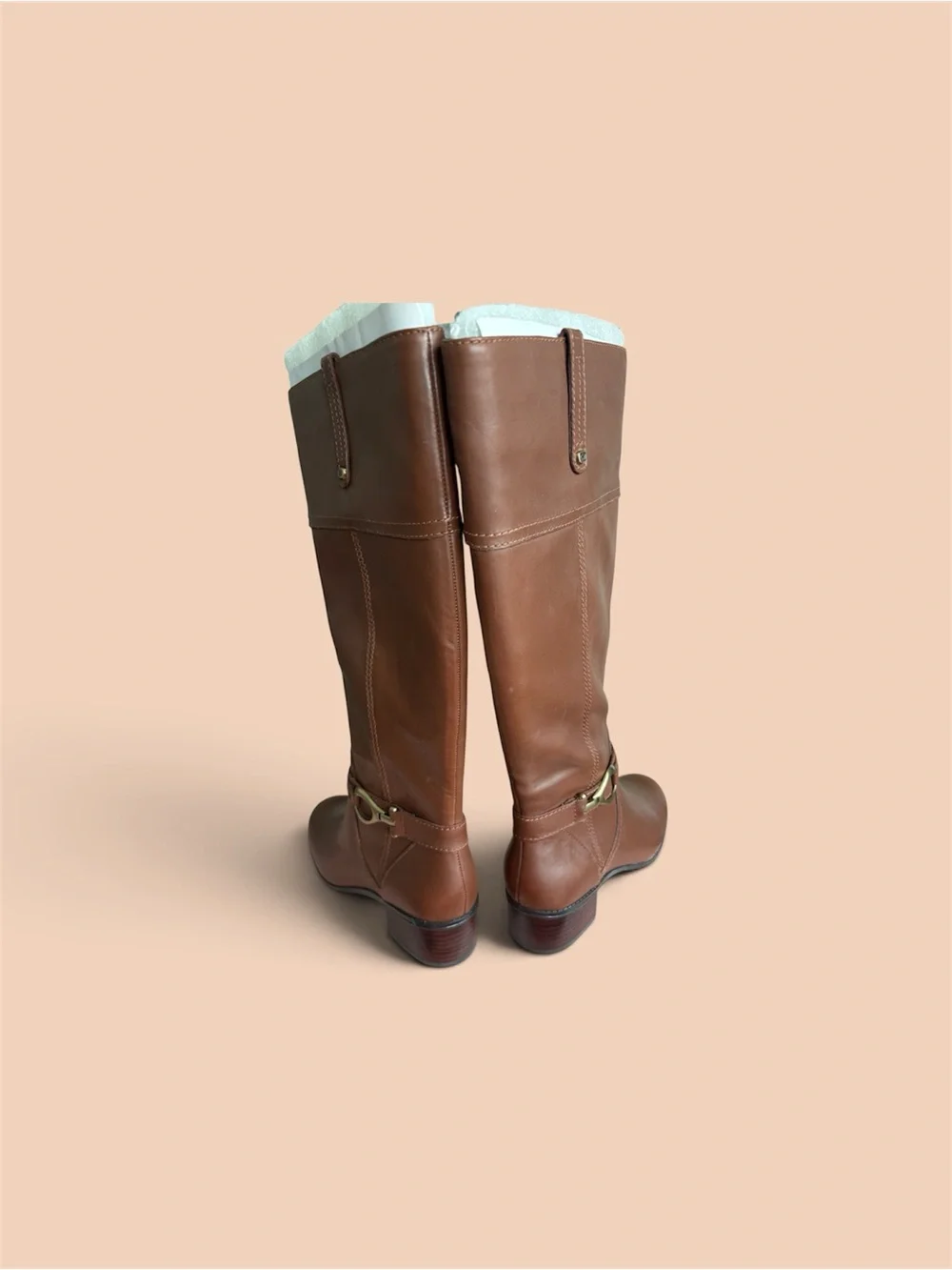 Bandolino Brown Over-the-Knee Leather Boots
